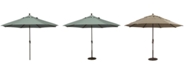 Furniture Patio Umbrella, Outdoor Bronze 11' Auto-Tilt